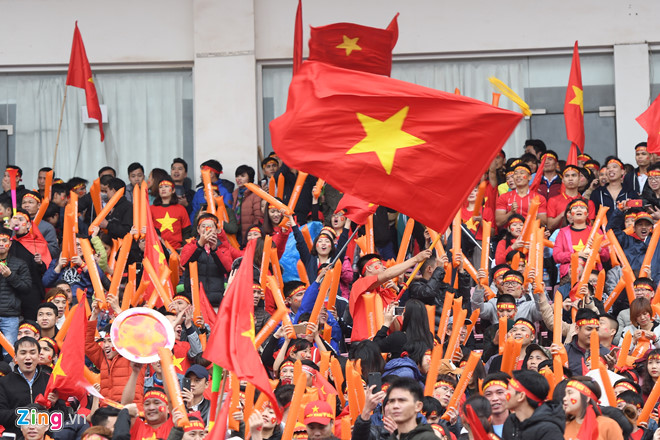 Fanzone Mỹ Đình nóng bỏng chờ trận cầu lịch sử của U23 Việt Nam Fanzone Mỹ Đình nóng bỏng chờ trận cầu lịch sử của U23 Việt Nam